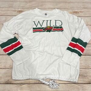 Minnesota Wild NHL Hockey Long Sleeve T Shirt Women's  Medium